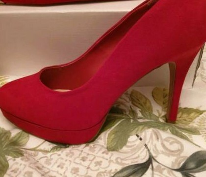 red heels new look